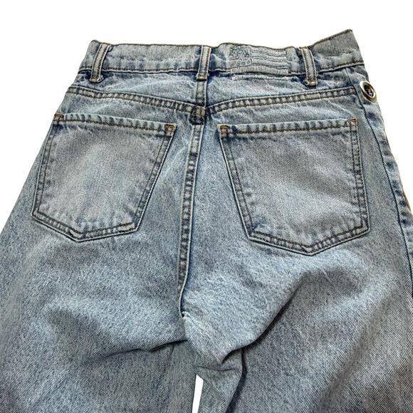 Revice Grommet Jeans Size 26 Relaxed Straight Leg - Picture 5 of 9